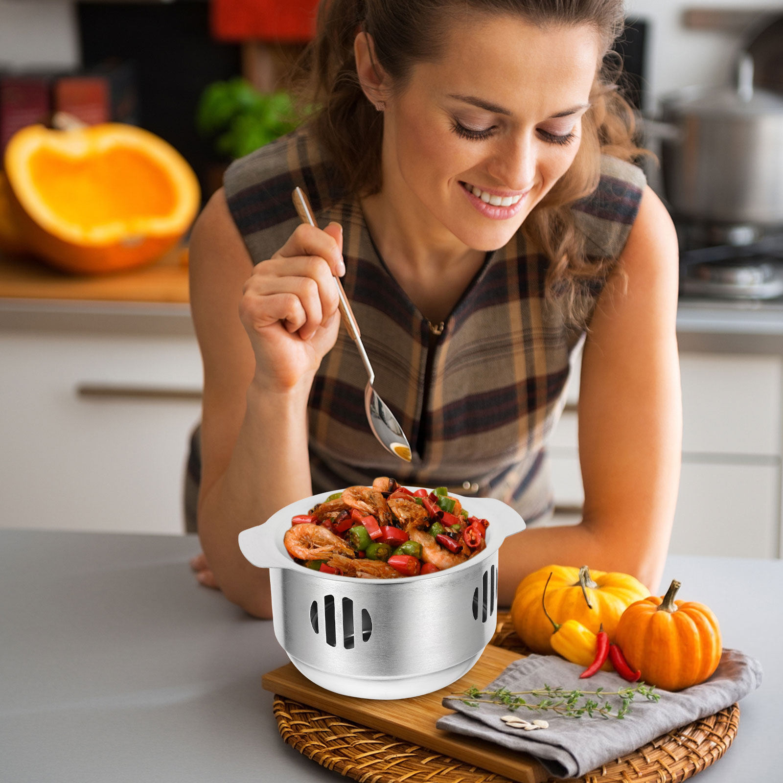 Juego de 1 Olla para Calentar  - Home Cooking Fast Foods reseña y precio
