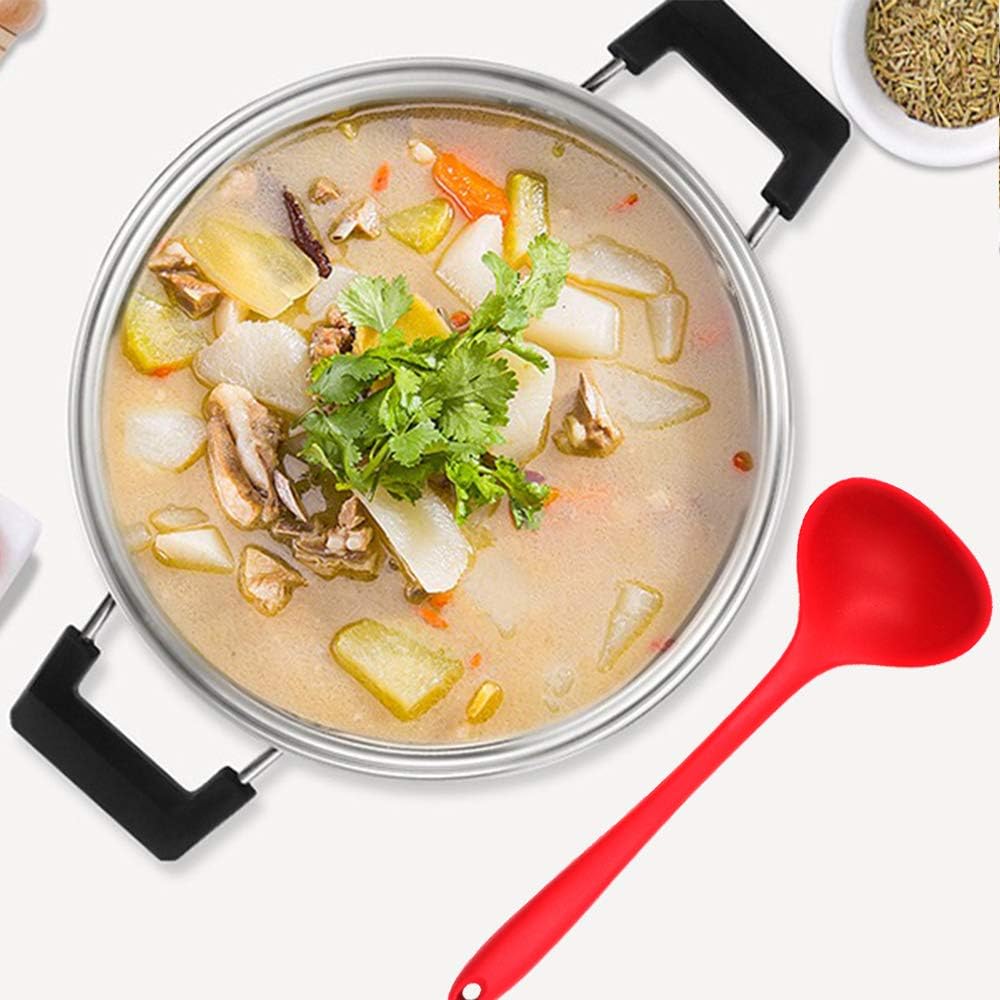 Cucharones de sopa de silicona - Home Cooking Meals reseña y precio