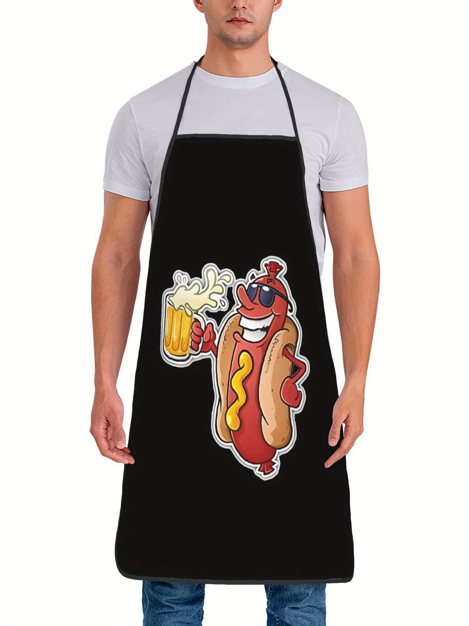 Delantal con Estampado de Hot  - Home Cooking Fast Foods reseña y precio