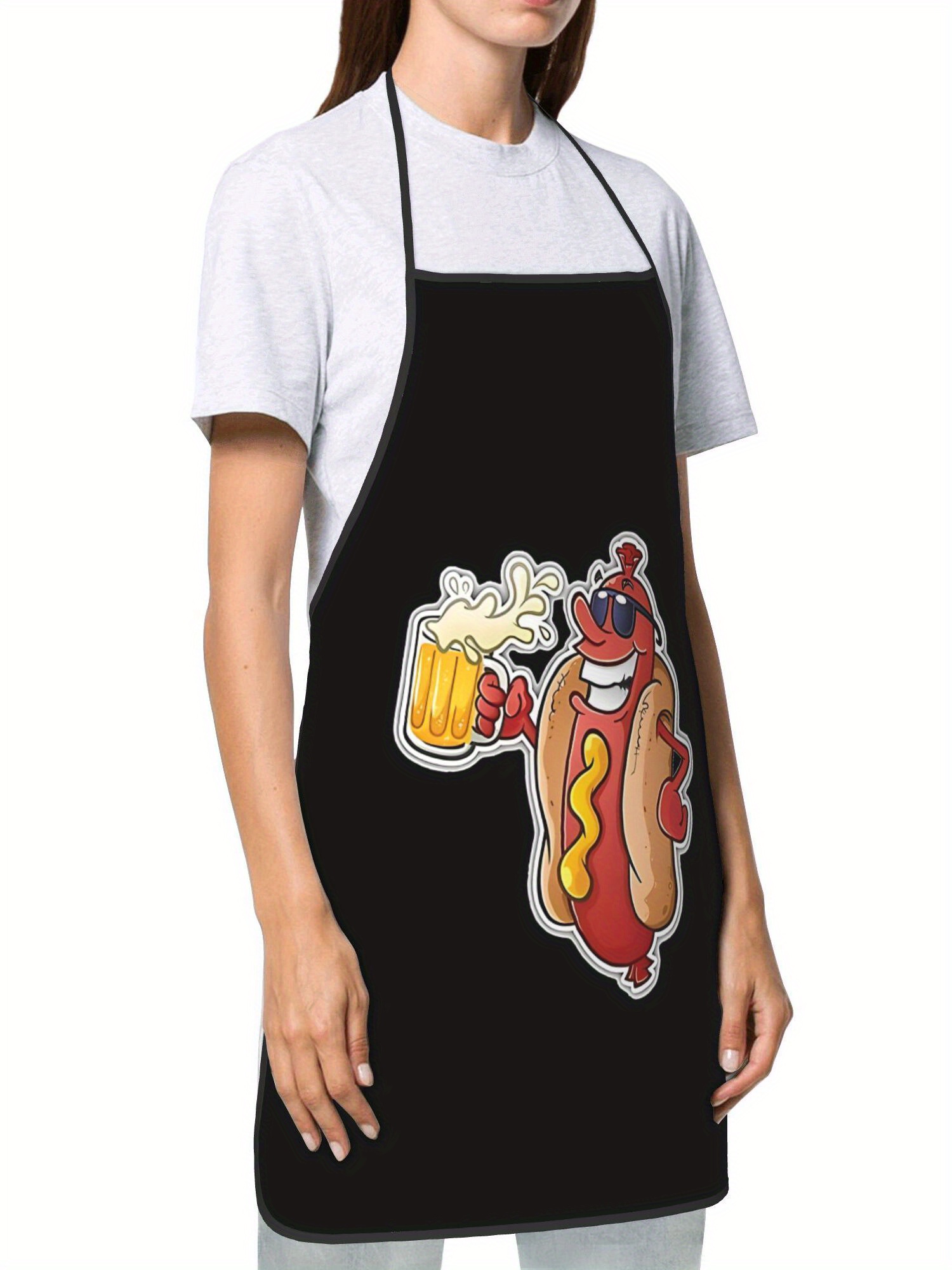 Delantal con Estampado de Hot  - Home Cooking Fast Foods reseña y precio