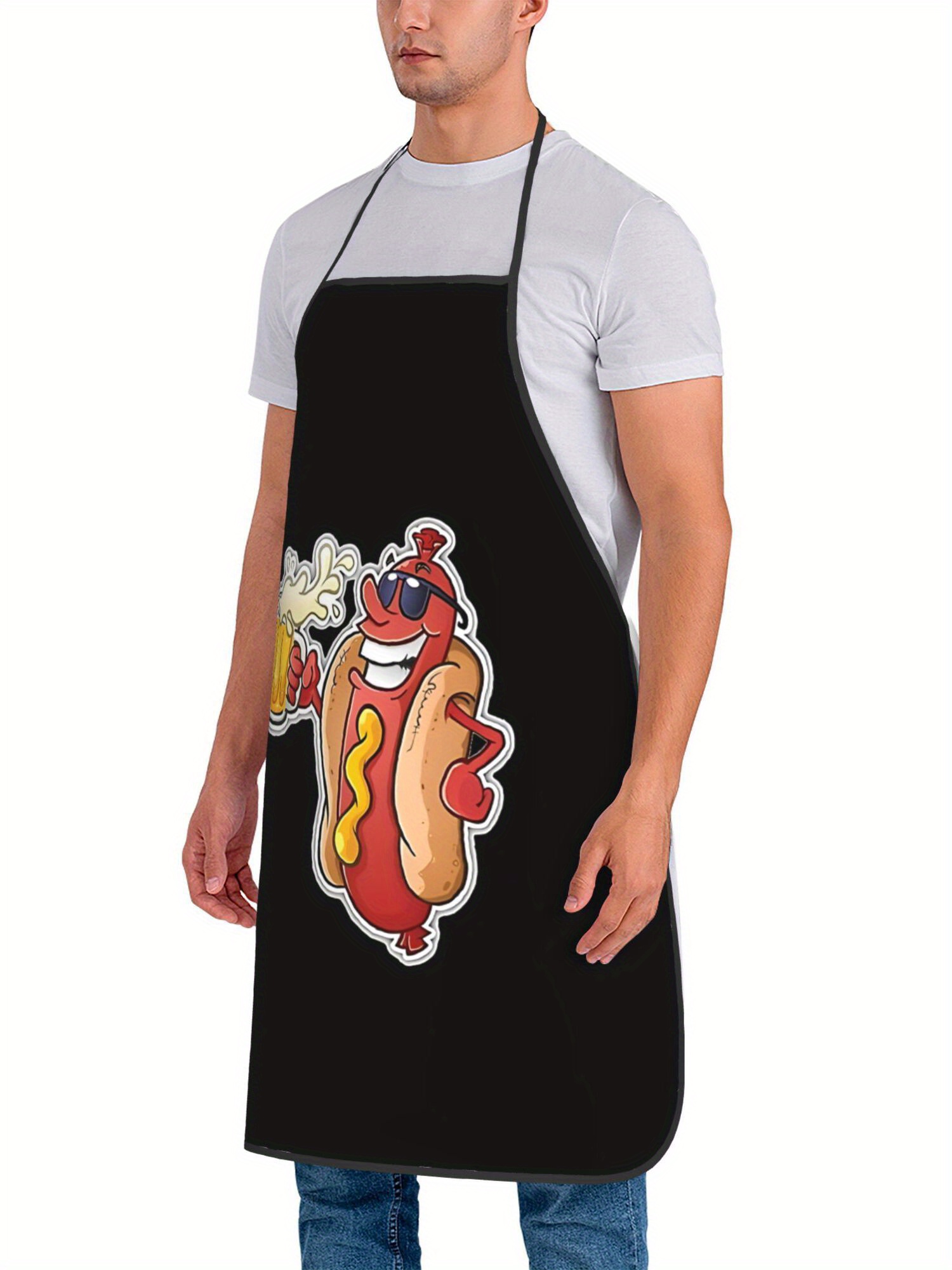 Delantal con Estampado de Hot  - Home Cooking Fast Foods reseña y precio