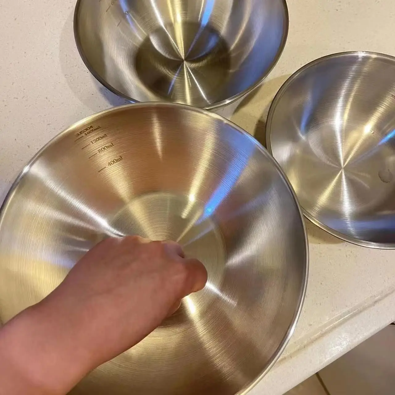 Juego de 3 Tazones de Acero In - Home Cooking Meals reseña y precio