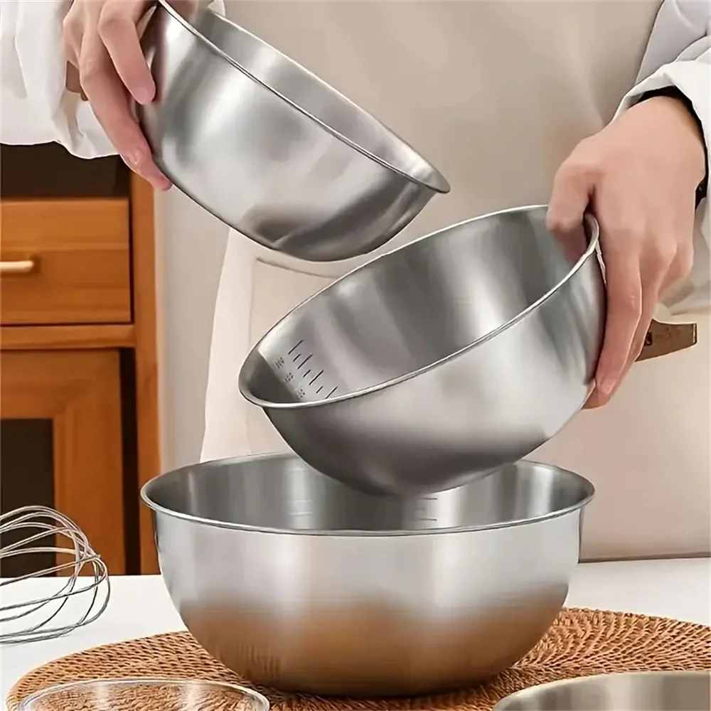Juego de 3 Tazones de Acero In - Home Cooking Meals reseña y precio