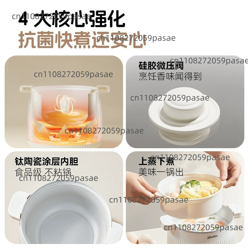Olla eléctrica de 1,6 l para e - Home Cooking Fast Foods reseña y precio